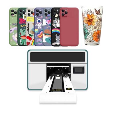 A3 আকার 6 রঙের ইউভি হাইব্রিড প্রিন্টার হাইব্রিড ইউভি প্রিন্টিং মেশিন 1200 ডিপিআই রেজোলিউশন