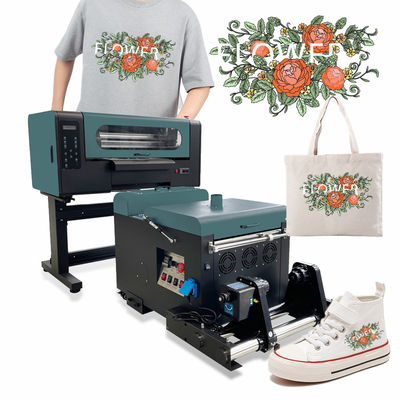 30 সেমি ডিটিএফ প্রিন্টার এ 3 ডিজিটাল পিইটি ট্রান্সফার ফিল্ম প্রিন্টার এক্সপি 600 প্রিন্টহেড